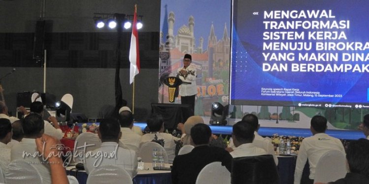 Jadi Tuan Rumah, Sutiaji Sambut Baik Penyelenggaraan Raker Forsesdasi di Kota Malang
