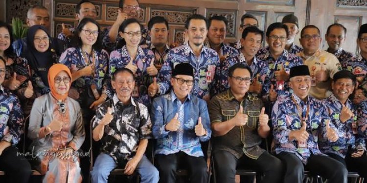 Jelang Purna, Sutiaji-Sofyan Edi Lakukan Kunjungan ke Kediaman Mantan Wali Kota Malang