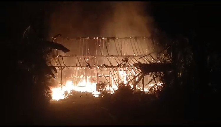 Diduga Korsleting Listrik, Rumah Warga Ngawi Ludes Terbakar