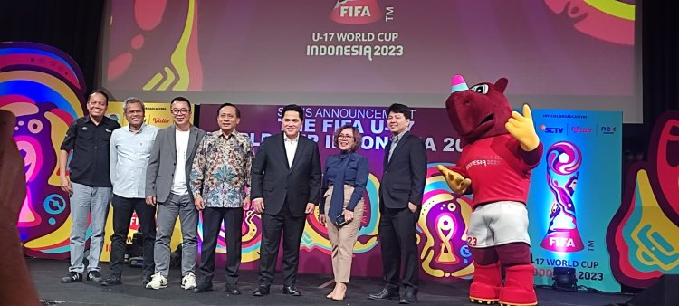 Hadiri SCM'S Annoucement the FiFA U-17 World Cup Indonesia 2023, Erick Thohir Targetkan 10 Ribu Penonton di Setiap Pertandingan