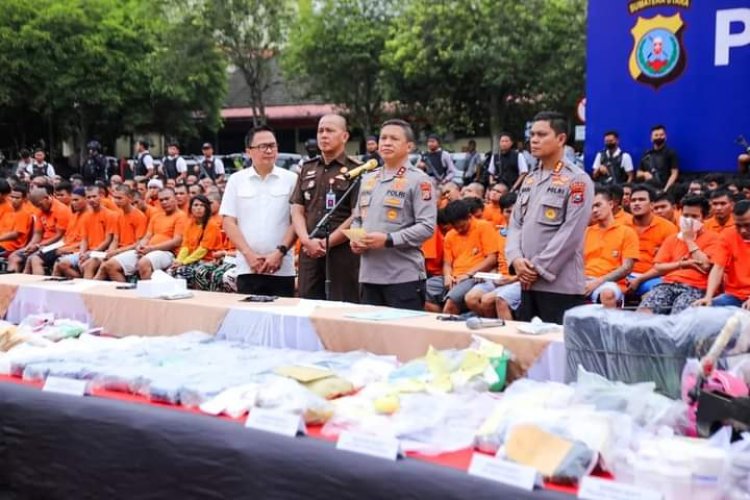 Kapolda Sumut 'Marah', Tempo 22 Hari Seribuan 'Jongos' Sindikat Narkotika Ditangkap