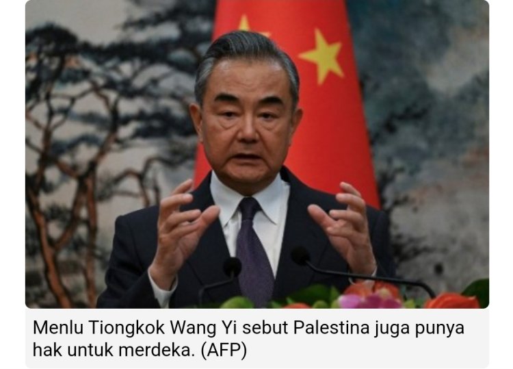 China Tegaskan Palestina Berhak Menjadi Negara Merdeka!