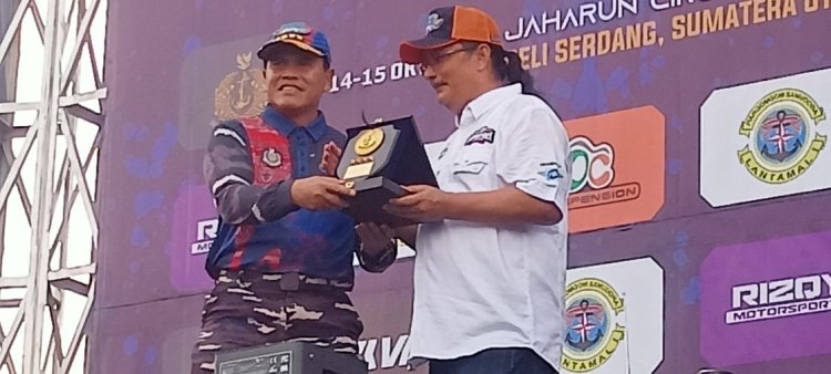 Kapolresta Deli Serdang Hadiri Grand Final Kejurnas KSAL Cup GrastRack di Sirkuit Jaharun Petumbukan Petangguhan Galang