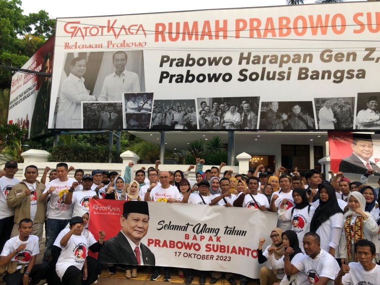 Rumah 'Gatotkaca' di Kebayoran Baru Jadi Markas Relawan Pemenangan Prabowo Presiden