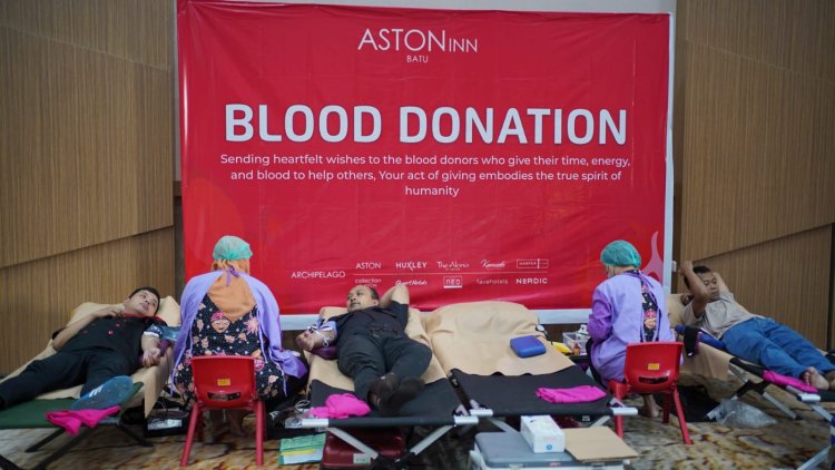 Aston Inn Batu Gandeng PMI Kota Malang dan SIMA Lab Gelar Donor Darah Berkelanjutan