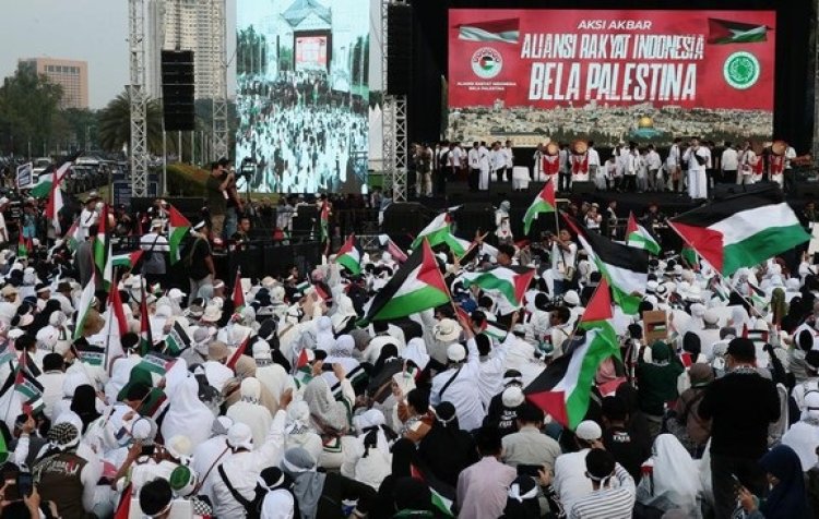 Dari Washington, Roma, Paris dan Jakarta, Aksi Dukung Palestina Menggema