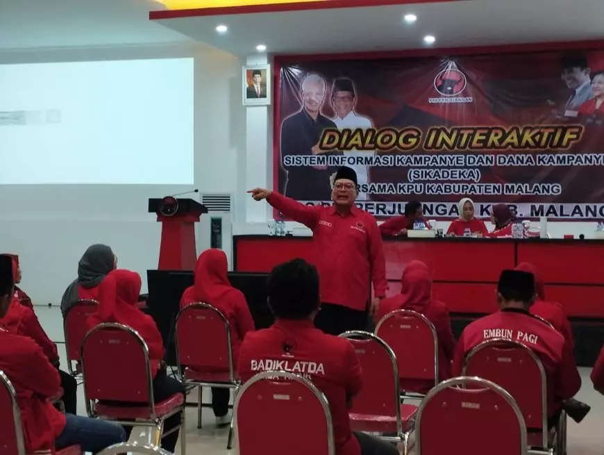 Dialog Interaktif Bersama Bawaslu dan KPU, Caleg PDIP Kabupaten Malang Berkomitmen Patuhi Aturan Kampanye
