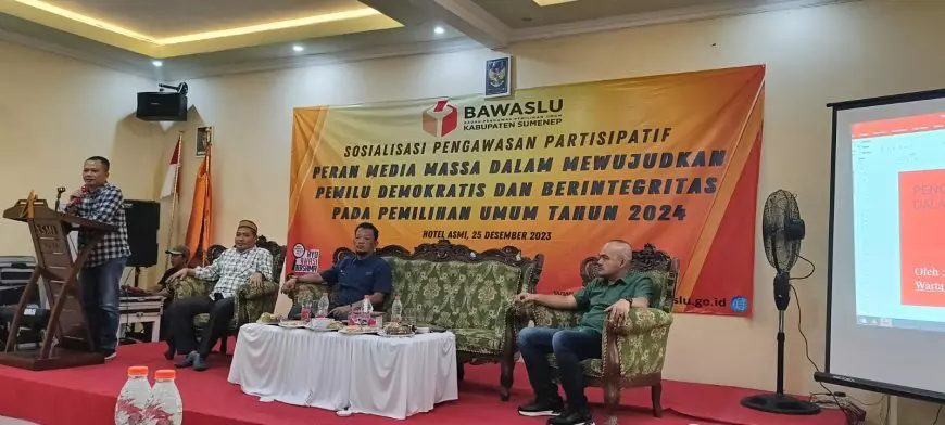Media Gathering, Bawaslu Sumenep Sosialisasikan Pengawasan Partisipatif Pemilu 2024