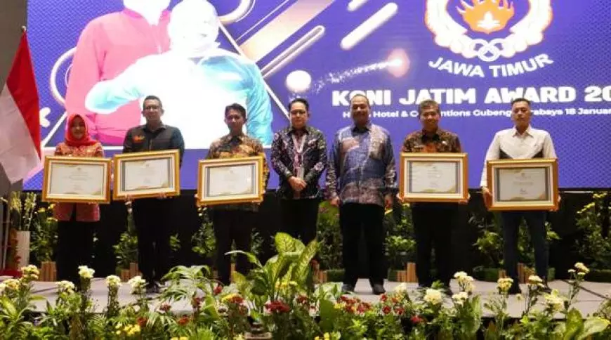 Prestasi Awal Tahun, Pemkab Sidoarjo Raih Koni Jatim Award 2023