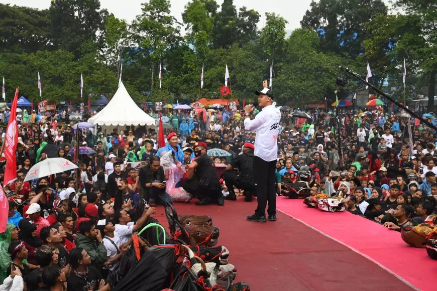Sebanyak 333 Kelompok Bantengan Ramaikan Kampanye Akbar Ganjar-Mahfud di Malang   