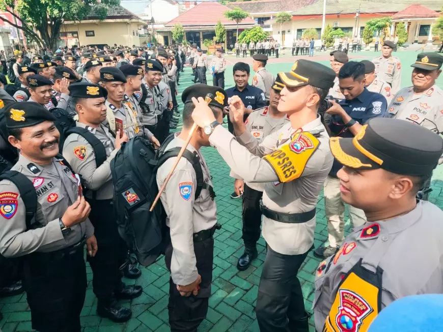 Sebanyak 509 Polisi Dikerahkan Amankan Pelaksanan Pemilu 2024 di Magetan