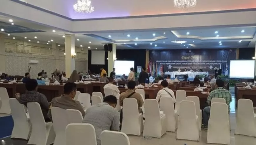 Waduh! Saksi Partai Ngamuk saat Rekapitulasi Suara Kota Tanjungpinang