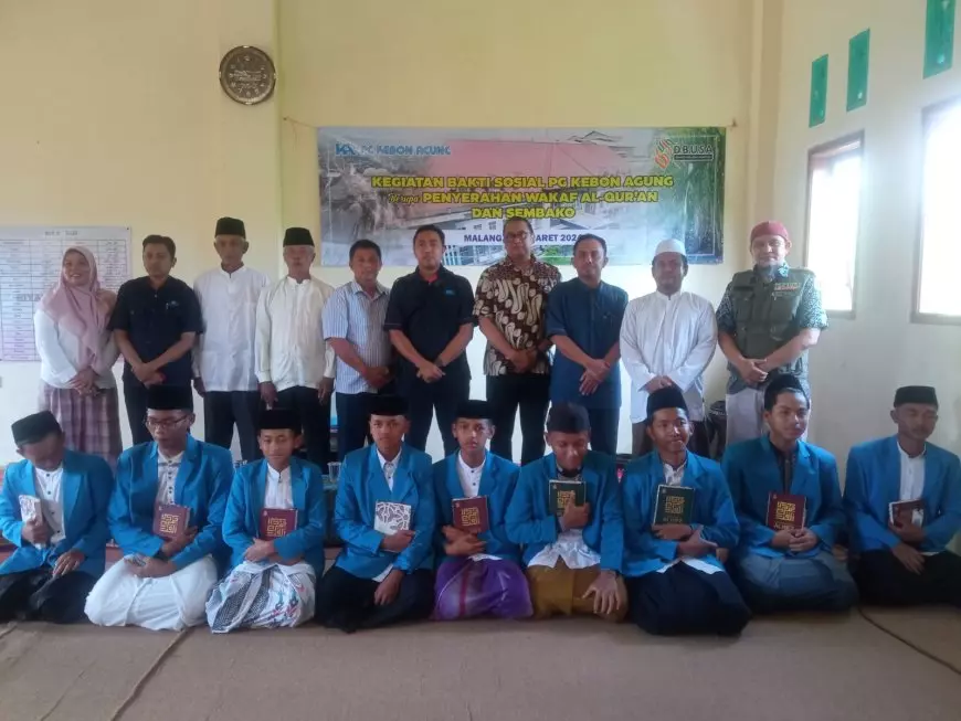 Gandeng Dbusa, PG Kebon Agung Kabupaten Malang Wakaf 1000 Alquran Setiap Tahun ke Ponpes Tahfidz Quran