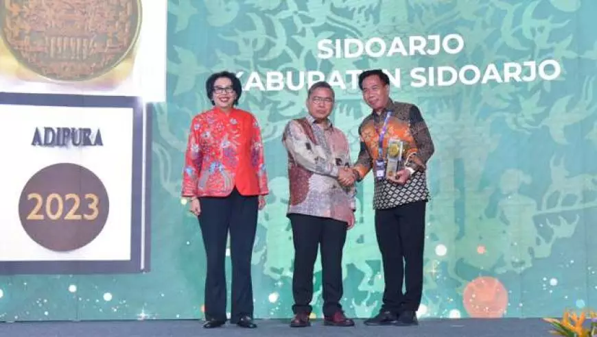 Gencar Revitalisasi  Lingkungan Kota, Sidoarjo Raih Penghargaan Adipura ke 12