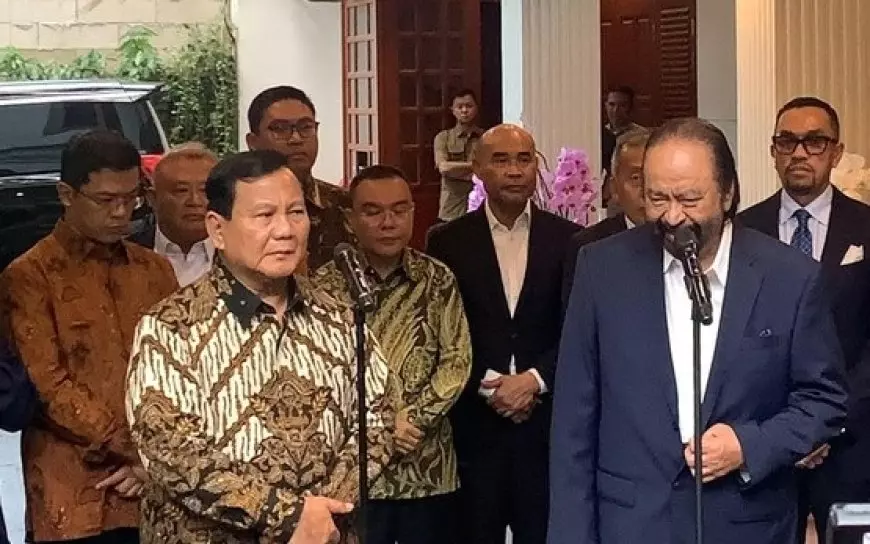 Surya Paloh Ngaku Sungkan Minta Kursi Menteri ke Prabowo