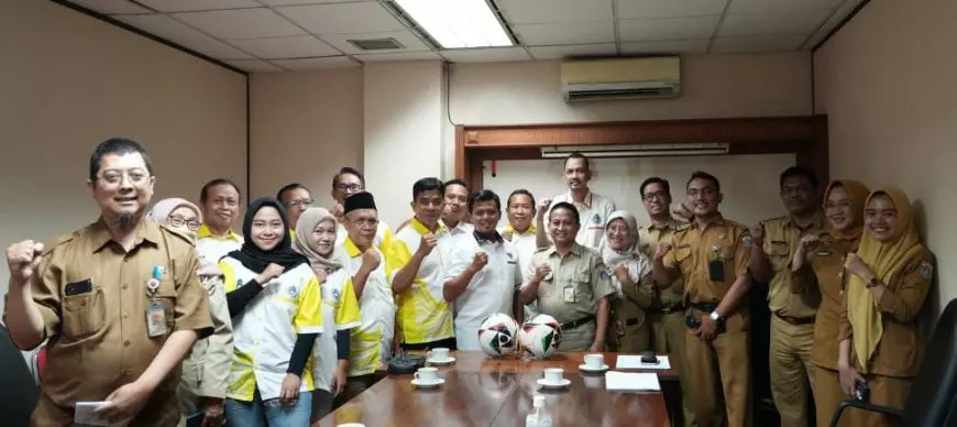 Audensi Bersama Kabag Kesra Kota Jakarta Barat, Ahmad Yani Beberkan Program Kerja PSSI Jakbar