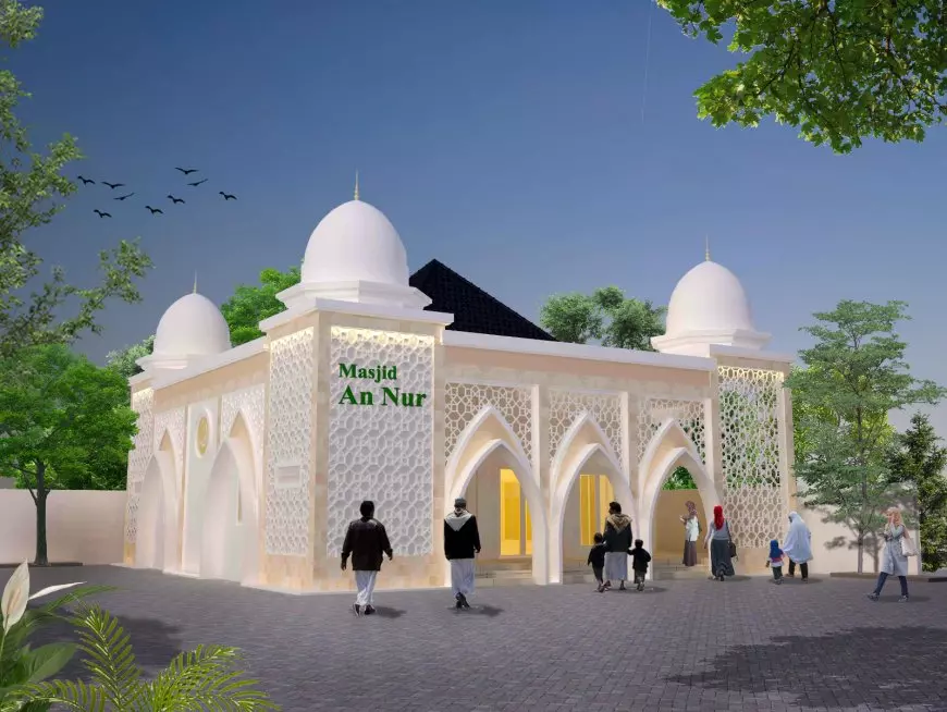 Wisata Bukit Sentul Lawang Makin Cantik dengan Hadirnya Masjid An Nur