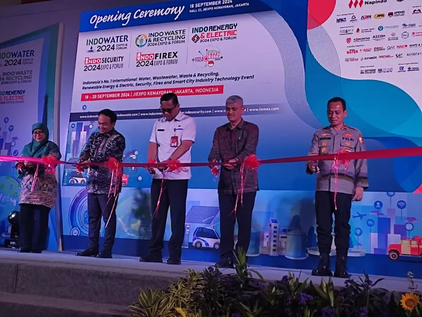 PT Napindo Gelar Pameran Indo Water, Indo Waste & Recycling, Indo Renergy & Electric, Indo Security, Indo Firex dan IISMEX 2024 Expo